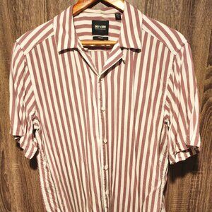 Only & Sons short sleeve summer shirt pink stripes
